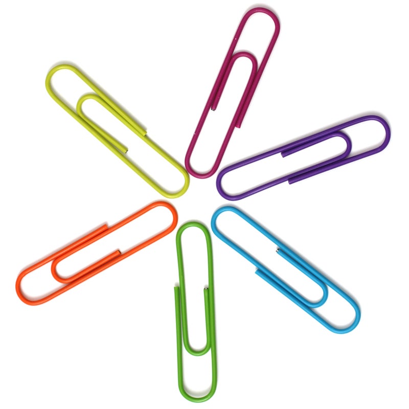 Office Style Large Colored Paper Clips, Mixed (OS-LARGEPC) - Image 5